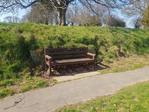 Reg Varney Bench in Budleigh Salterton 2